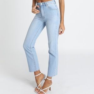 NWT ROLLA’S Original Straight comfort sky jeans 25